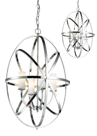 Z-Lite Aranya 4 Light Pendant 6027-4L-CH