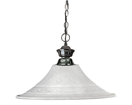 Z-Lite Shark 1 Light Pendant 100701GM-FWM16