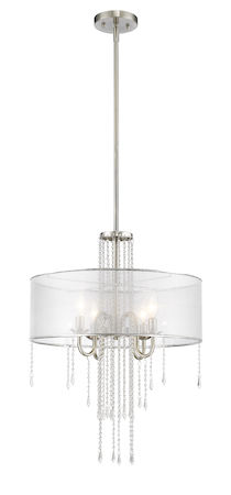 Z-Lite Siena 4 Light Pendant 433P-BN