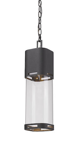 Z-Lite Lestat 1 Light Outdoor Chain Light 562CHB-BK-LED