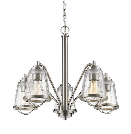 Z-Lite Mariner 5 Light Chandelier 444-5-BN