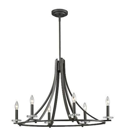 Z-Lite Verona 6 Light Pendant 2010-6C-BRZ