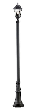 Z-Lite Wakefield Outdoor Post Light 522PHM-518P-BK
