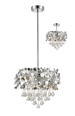 Z-Lite Monaco 6 Light Pendant 1001-20CH