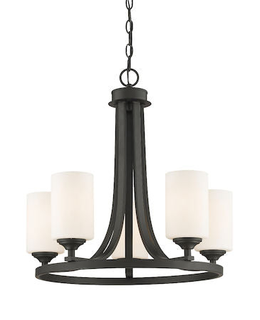 Z-Lite Bordeaux 5 Light Chandelier 435-5BRZ