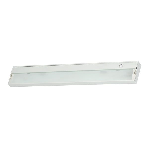 ZeeLite 3 Lamp Cabinet Light In White And Diffused Glass
