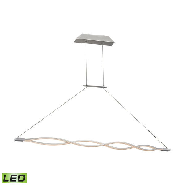 Twist 36 Watt LED Pendant In Aluminum