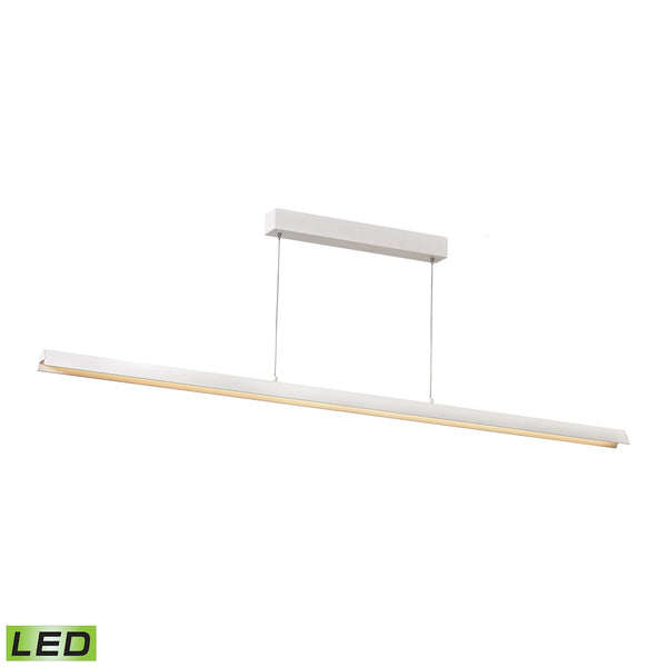 Tent LED Pendant In Matte White