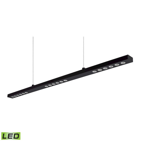 Wand 18 Watt LED Pendant In Black