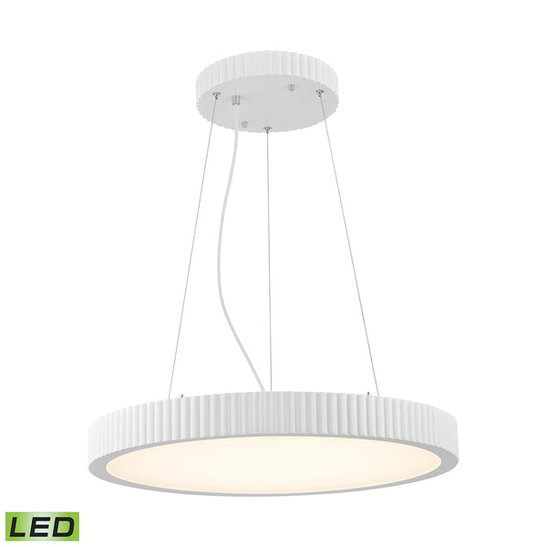 Digby 48 Watt LED Pendant In Matte White