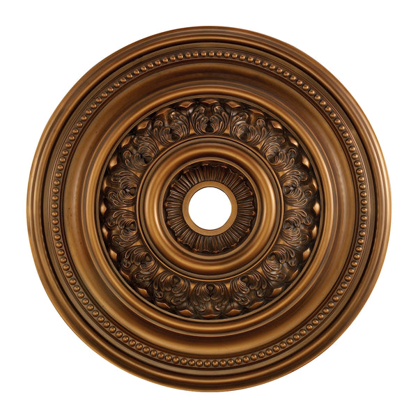 English Study 32-Inch Medallion In Antique Bronze