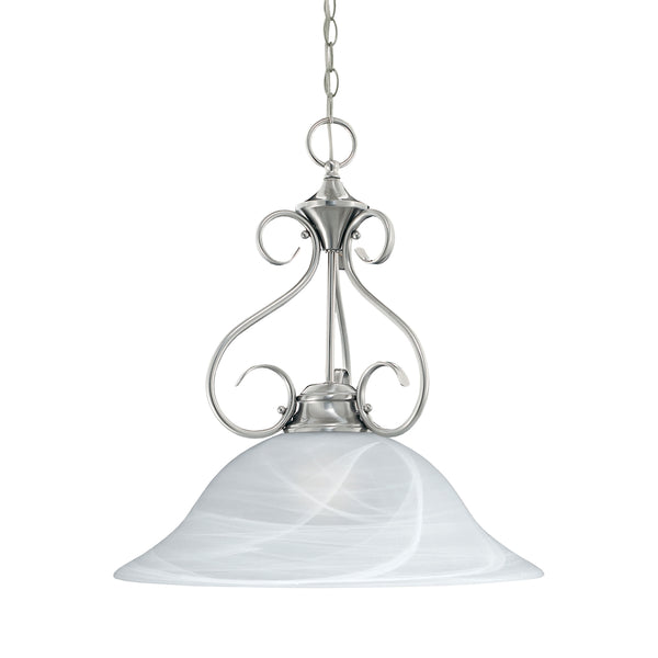 ESSENTIALS pendant Brushed Nickel 1x150