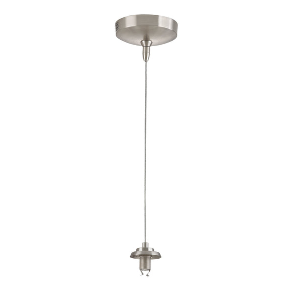 Low Voltage Collection 1 Light Mini Pendant (Less Glass) In Brushed Nickel