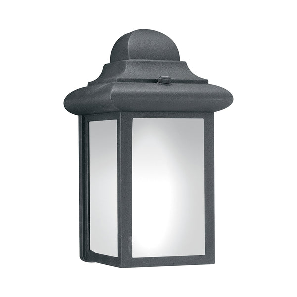 WINDBROOK wall lantern Black 1x13W 120V