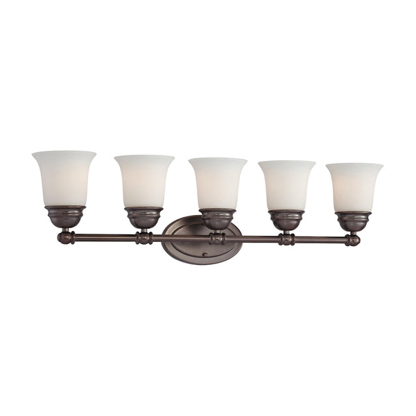 BELLA wall lamp Oiled Bronze 5x100W 120