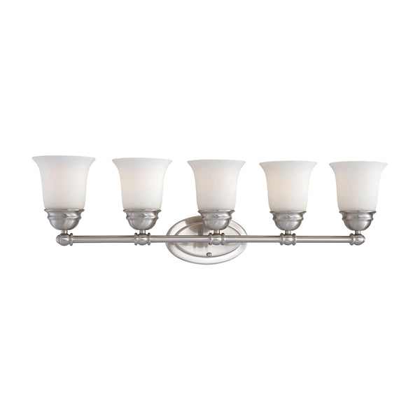 BELLA wall lamp Brushed Nickel 5x100W