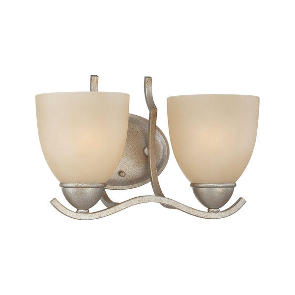 TRITON wall lamp Moonlight Silver 2x100