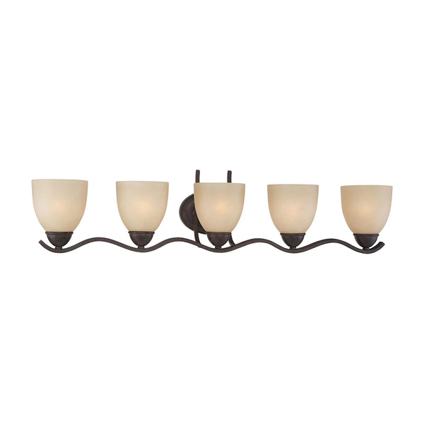 TRITON wall lamp Sable Bronze 5x100W 120