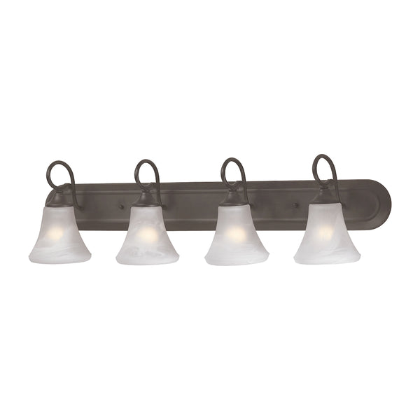 ELIPSE wall lamp Painted Bronze 4x100W