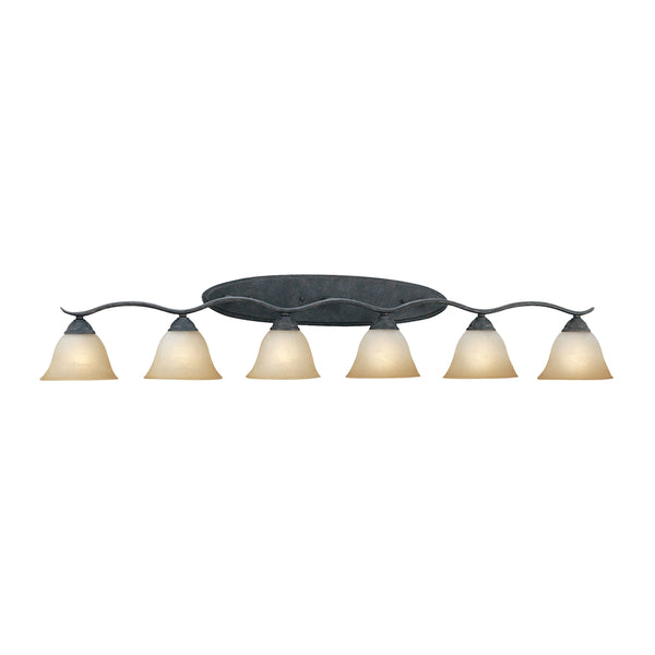 PRESTIGE wall lamp Sable Bronze 6x100W