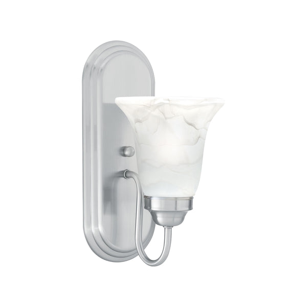 HOMESTEAD wall lamp Brushed Nickel 1x100