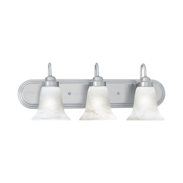 HOMESTEAD wall lamp Brushed Nickel 3x100