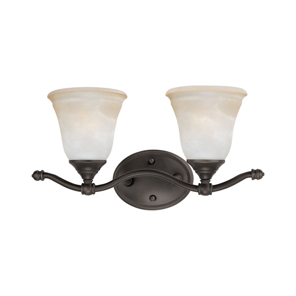 HARMONY wall lamp Aged Bronze 2x100W 120