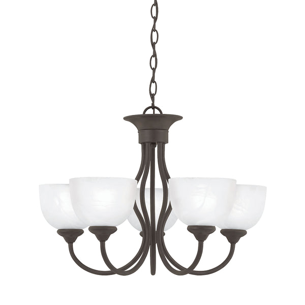 TAHOE chandelier Painted Bronze 5x100W