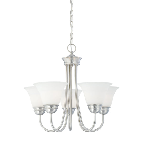 BELLA chandelier Brushed Nickel 5x100W