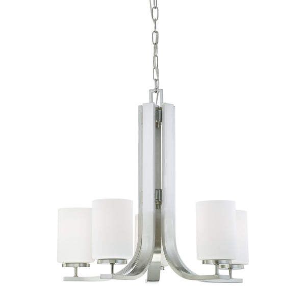 PENDENZA chandelier Brushed Nickel 5x100