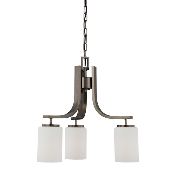 PENDENZA chandelier Oiled Bronze 3x100W