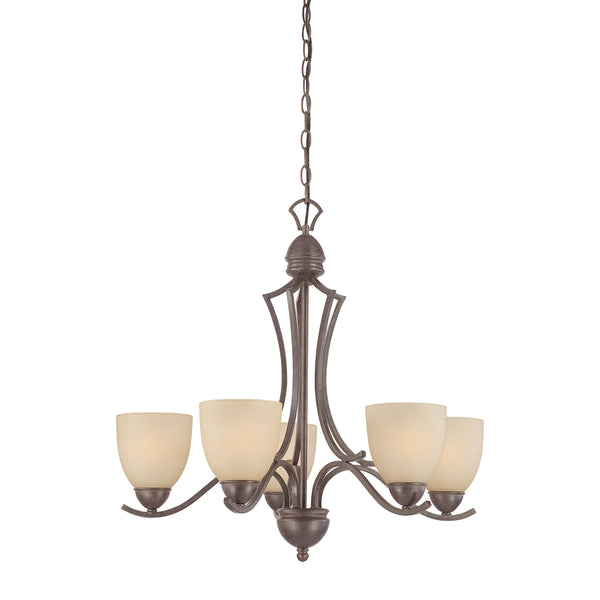 TRITON chandelier Sable Bronze 5x100W