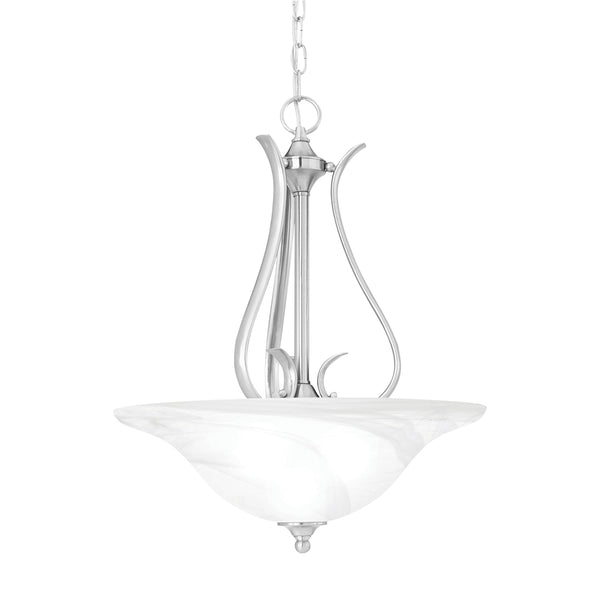 PRESTIGE pendant Brushed Nickel 3x100W