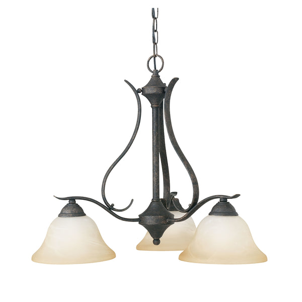 PRESTIGE chandelier Sable Bronze 3x100W