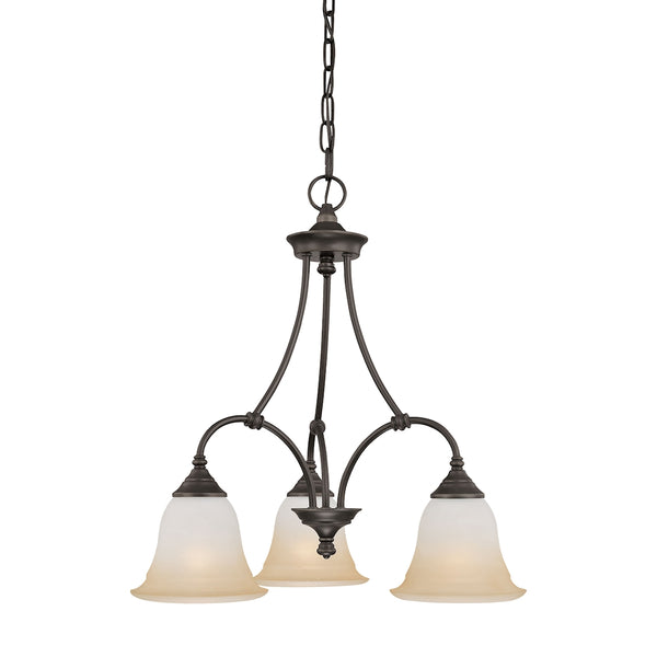 HARMONY chandelier Aged Bronze 3x100W