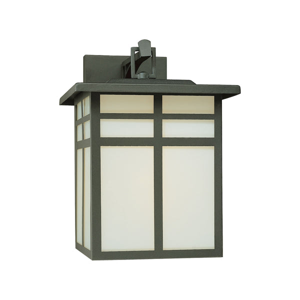 MISSION wall lantern Black 1x100W 120V