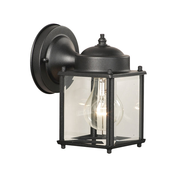 PARK AVENUE wall lantern Black 1x60W 120