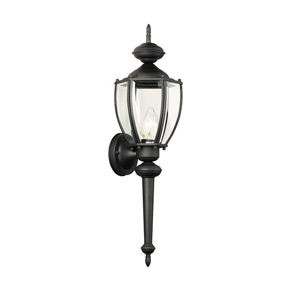 PARK AVENUE wall lantern Black 1x100W