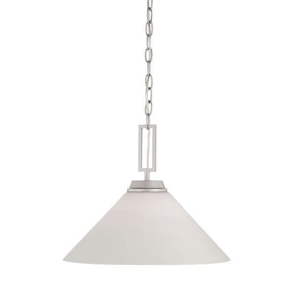 WRIGHT pendant Matte Nickel 1x100W 120V