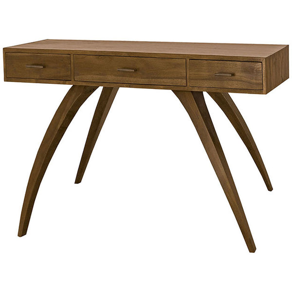 Teak Patio Console With Storage In Euro Teak Oil