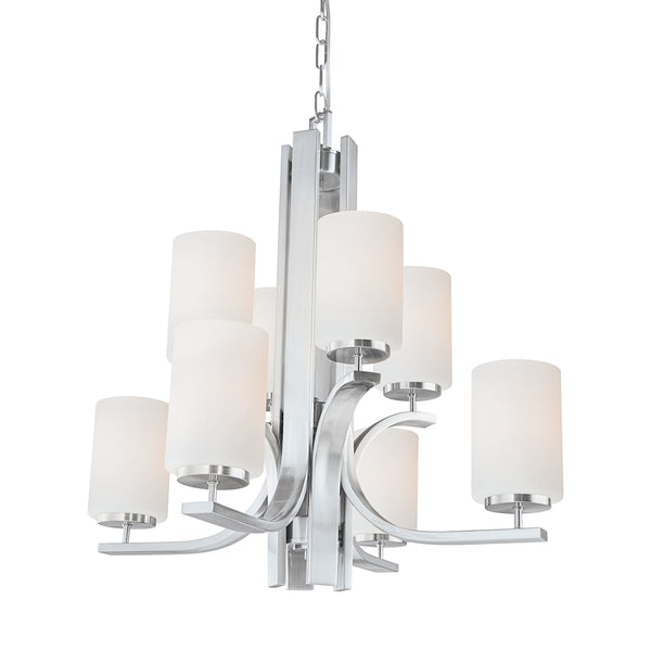 PENDENZA chandelier Brushed Nickel 8x100