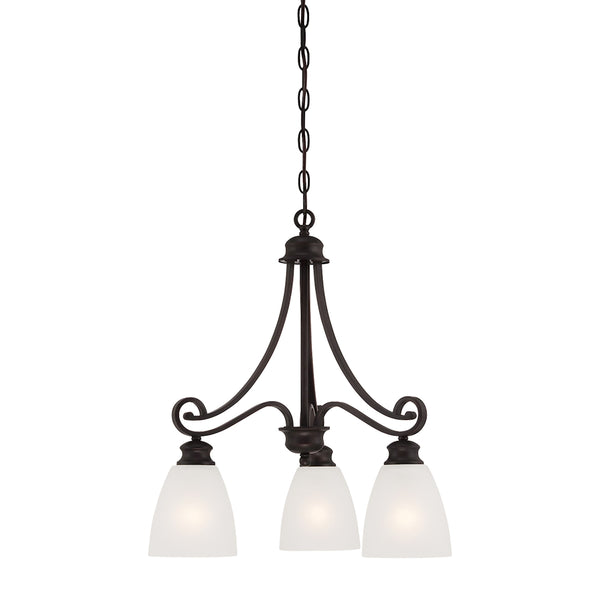 Haven chandelier Espresso 3x100W 120V