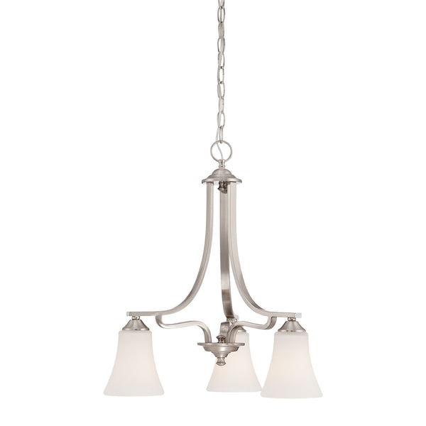 Treme chandelier Brushed Nickel 3x100W