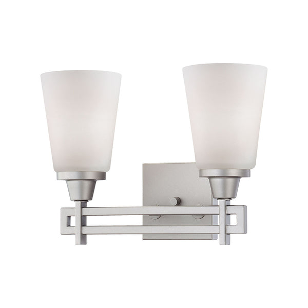 WRIGHT wall lamp Matte Nickel 2x100W 120