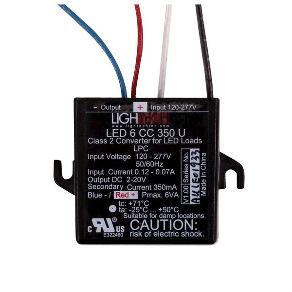 4 Watt 350mA Class II Electronic LED Driver