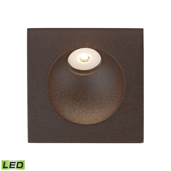 Zone LED Step Light In Matte Brown