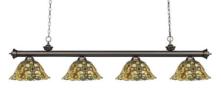Z-Lite Riviera 4 Light Billiard Light 200-4OB-R14A