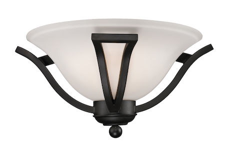 Z-Lite Lagoon 1 Light Wall Sconce 703-1S-MB
