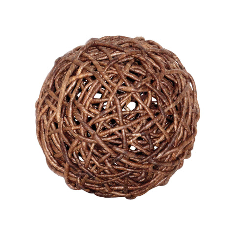 Woven Decorative 9-Inch Sphere