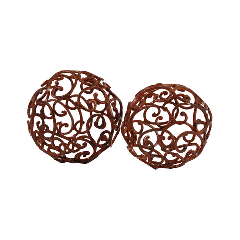 Corona Decorative Spheres - Set of 2